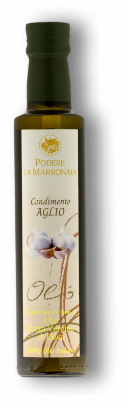 Olive Oil flavored with garlic
