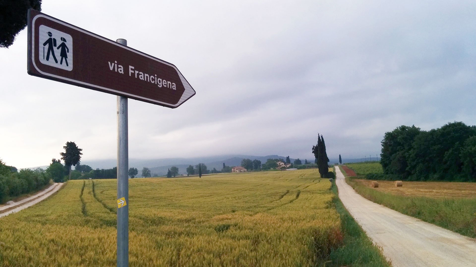 Via Francigena Tuscany Italy