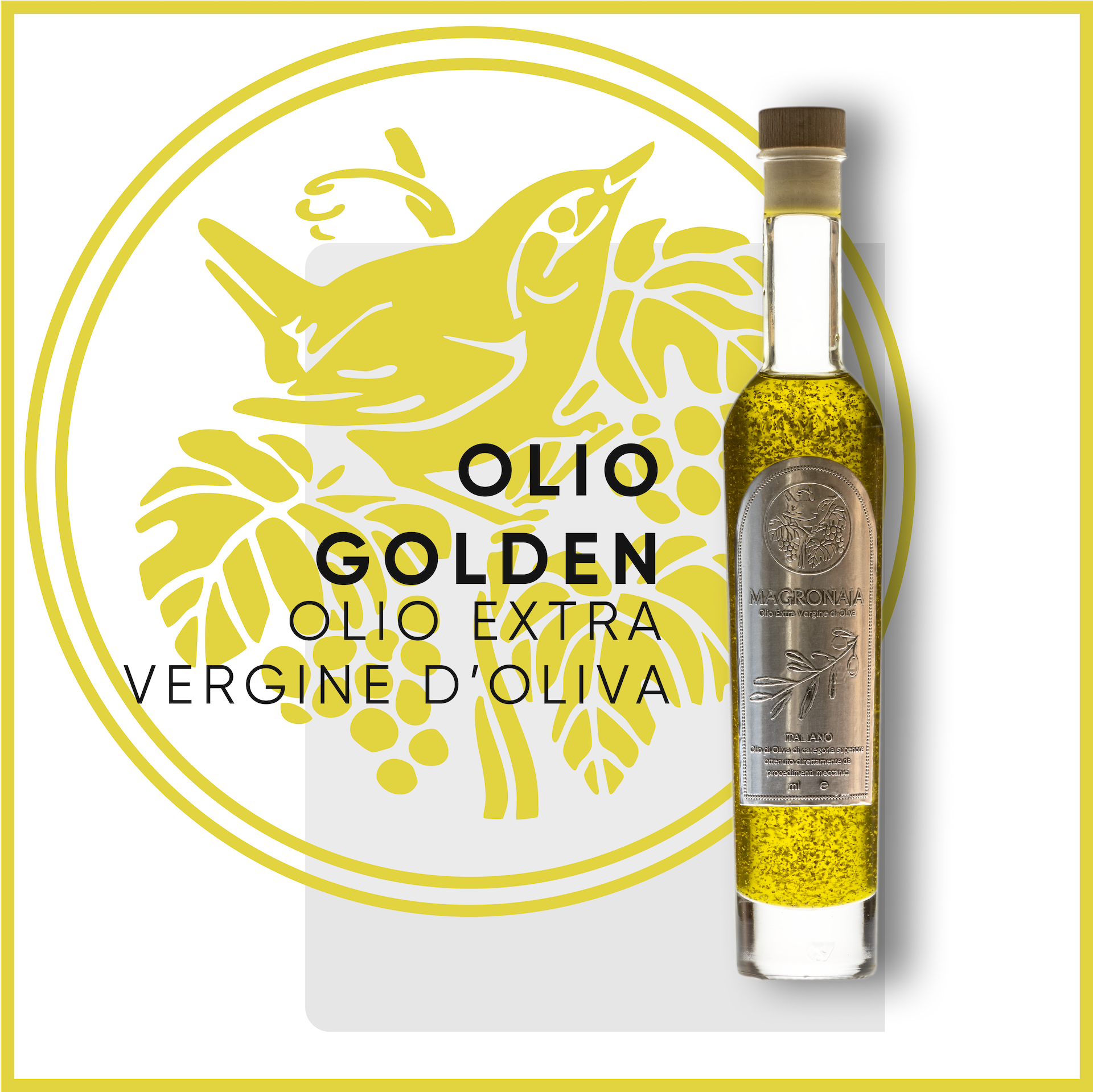 Extra Virgin Olive Oil with Gold La Marronaia