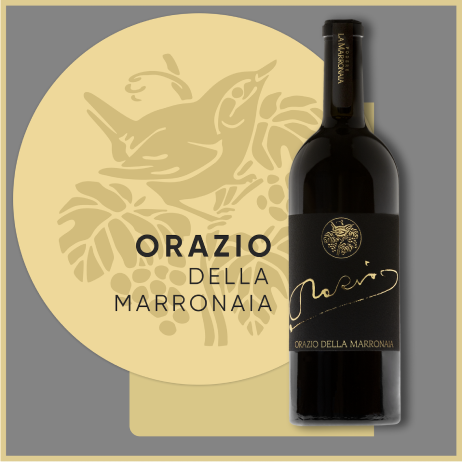Red Passion 4 ORAZIO BIODYNAMIC ITALIAN RED WINE - La Marronaia -