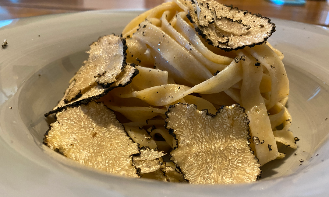 Truffle Meal, Wine, Olive Oil & Balsamic Vinegar Tasting at the Vineyard 2 Frame 13 - La Marronaia - truffle meal