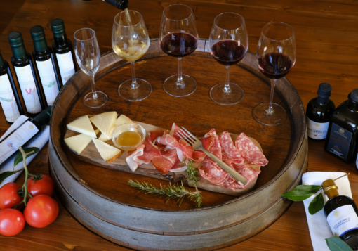 “Merenda break” with Wine, Extra-Virgin olive oil & Balsamic Vinegar Tasting