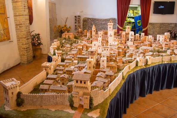 model village of san gimignano at san gimignano 1300 tuscany italy - La Marronaia - san gimignano
