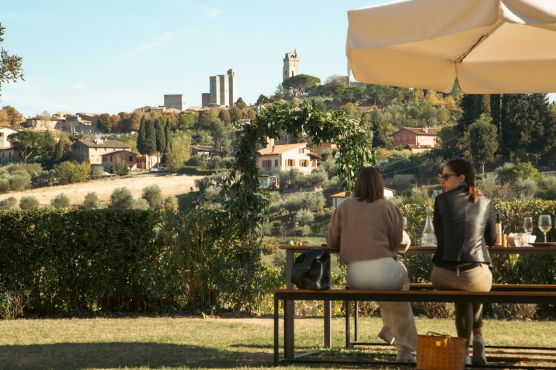 Wine Tasting in San Gimignano - With Beautiful Panoramic View of San Gimignano
