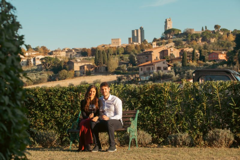 Romantic Wine Tasting in San Gimignano
