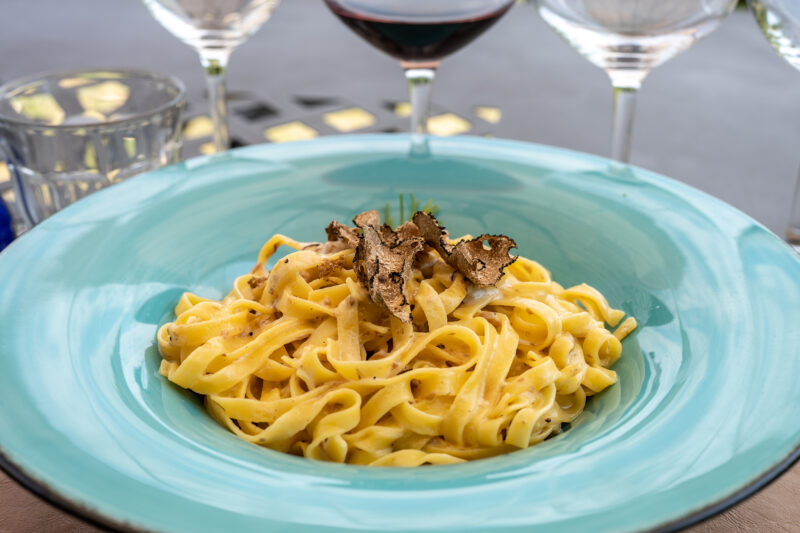 Delicious typycal Tuscan Truffle Pasta 